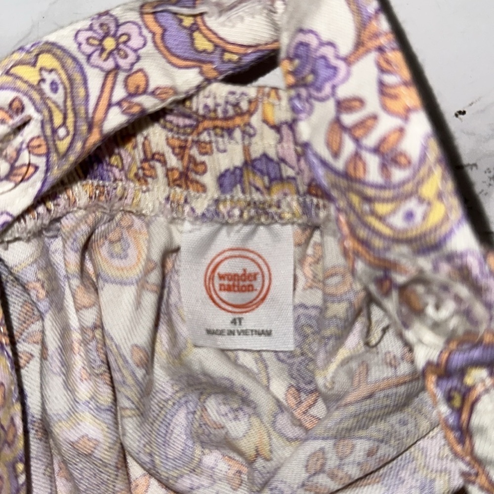 Wonder nation Floral Button-Down dress size 4T - Picture 5 of 7